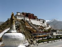 Klášter Potala ve Lhase, hlavním městě Tibetu