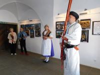 Při slavnostní prezentaci výstavy UNESCO v Telči vystoupil slovenský fujarista Martin Brxa
