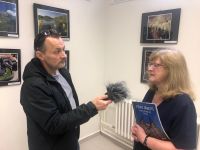 Pro Český rozhlas Radiožurnál natáčel  pozvánku na výstavu s autorkou projektu Poznej světové dědictví UNESCO RNDr. Milenou Blažkovou redaktor Gabriel Sedlák (duben 2019)